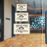 Classic Framed Plus Arraigados en Cristo — Rooted in Christ Door or Wall Sign | Spanish - Inspirational & Scripture Signs