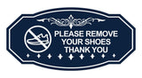 Victorian Please Remove Your Shoes Thank You (Sneaker) Wall or Door Sign