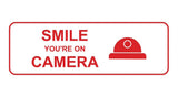 Standard Smile You're On Camera Wall or Door Sign