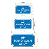 Notched Standard Facility Hygiene Wall or Door Sign
