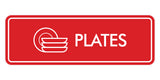 Signs ByLITA Standard Plates Door or Wall Sign Easy Installation | Durable Construction | Kitchen Essentials | Hygiene | AirBnB Signs