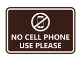 Classic Framed No Cell Phone Use Please