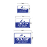 Classic Framed Plus Clean Up After Your Dog Bag It, Tie It, Bin It Wall or Door Sign | Public Warning Signage