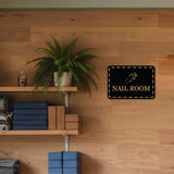 Classic Framed Plus Nail Room — Wall or Door Sign | Treatment Room - Sign