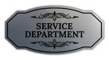 Signs ByLITA Victorian Service Department Graphic Wall or Door Sign