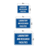 Classic Framed Plus Laboratory and Research Facilities Door or Wall Sign | Medical Specialism Rooms