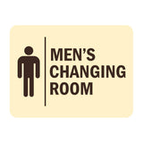 Signs ByLITA Classic Framed Men's Changing Room Wall or Door Sign