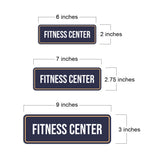 Standard Plus Fitness Center Door or Wall Sign | Hospitality & Gym Signage