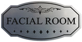 Signs ByLITA Victorian Facial Room Wall or Door Sign - Easy Installation | Durable Wall or Door