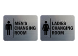 Signs ByLITA Classic Framed Men's Changing Room and Ladies Changing Room 1 Set (2 Pieces) Wall or Door Sign