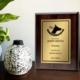 The Underdog Customizable Award Plaque | Easel Mount Option | Achievement and Recognition Personalizable Plaques