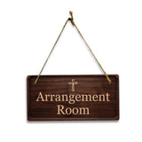Funeral Home & Memorial Signs - 5 x 10" Hanging Signs