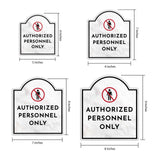 Authorized Personnel Only' Headstone - Wall or Door Signs ? Access & Control Sign
