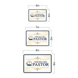 Classic Framed Plus Oficina del Pastor — Pastor's Office Door or Wall Sign | Spanish - Church Room & Area Signs
