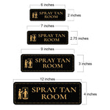 Standard Plus Spray Tan Room — Wall or Door Sign | Treatment Room - Sign