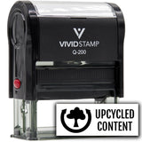 All Quality Upcycled Content Self-Inking Rubber Stamp