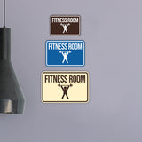 Classic Framed Fitness Room Wall or Door Sign