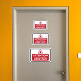 Classic Framed Plus Attention Toxic Chemicals Keep Out Door or Wall Sign | Workplace Health and Safety Warning Signage