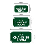 Notched Standard Changing Room Wall or Door Sign