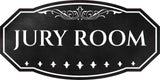 Victorian Plus Jury Room Wall or Door Sign | Legal and Courtroom Decoration