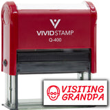 All Quality Visiting Grandpa Agenda Planning Stamps