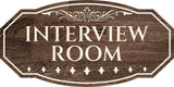 Victorian Plus Interview Room Wall or Door Sign | Legal and Courtroom Decoration