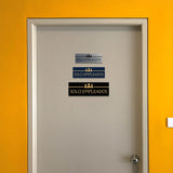 Signs ByLITA Basic Solo Empleados Wall or Door Sign