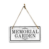 Funeral Home & Memorial Signs - 5 x 10" Hanging Signs