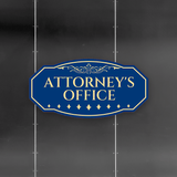 Victorian Plus Attorney's Office Wall or Door Sign | Legal and Courtroom Decoration