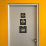 Square Plus Restroom Closed For Cleaning – Please Use Other Facilities Wall or Door Sign | General Restroom Information