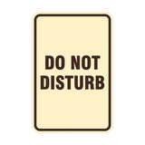 Portrait Round Do Not Disturb Sign