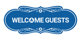 Designer Welcome Guests Wall or Door Sign