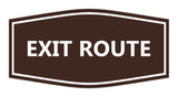 Signs ByLITA Fancy Exit Route Sign