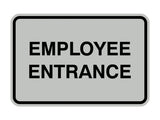 Signs ByLITA Classic Framed Employee Entrance Sign