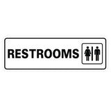 Standard Restrooms Sign