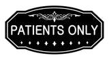Signs ByLITA Victorian Patient Only Sign