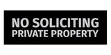 Signs ByLITA Basic No Soliciting Private Property Sign
