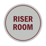 Signs ByLITA Circle Riser Room Sign