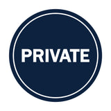 Signs ByLITA Circle Private Sign