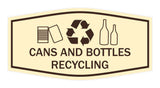Fancy Cans and Bottles Recycling Wall or Door Sign