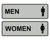Standard Men Women Restroom Sign (Set of 2)