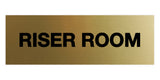 Signs ByLITA Basic Riser Room Sign