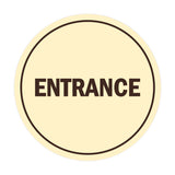 Signs ByLITA Circle Entrance Sign