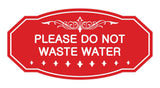 Victorian Please Do Not Waste Water Sign