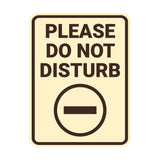Portrait Round Please Do Not Disturb Wall or Door Sign