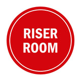 Signs ByLITA Circle Riser Room Sign