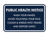 Classic Framed Public Health Notice Wash Your Hands Sign