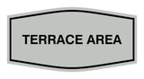 Signs ByLITA Fancy Terrace Area Sign