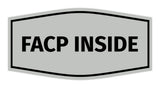 Signs ByLITA Fancy FACP Inside Sign with Adhesive Tape, Mounts On Any Surface, Weather Resistant, Indoor/Outdoor Use