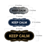 Designer Keep Calm Wall or Door Sign